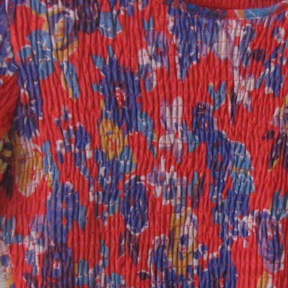 Maeve Ashton Smocked Peplum Top - Picture 6 of 10